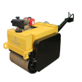 Hand-held construction machinery single drum road roller